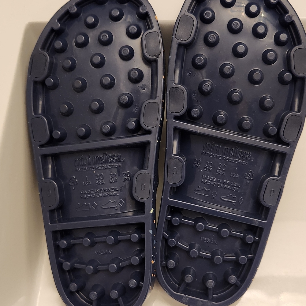 MINI MELISSA WIDE SANDAL + CAPETOS BB - BLUE/RED - Picture 4 of 5